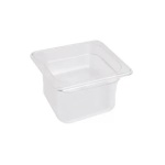Cambro - Bacinella alimenti 1/6 Cambro 62PP190 GASTRONORM Bianco traslucido Bia