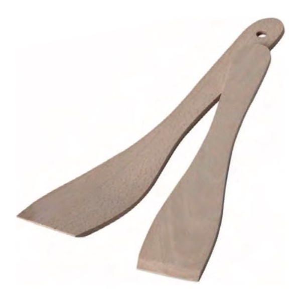 Set mestoli Caper Art 72 72L Paletta 25 e 30 cm Naturale