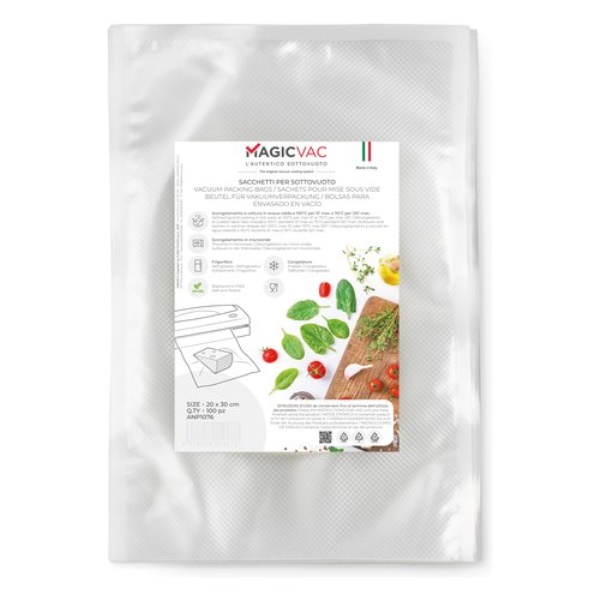 Sacchetti sottovuoto Magic Vac ANP1076 SENZA ETICHETTA BPA Free 20x30 