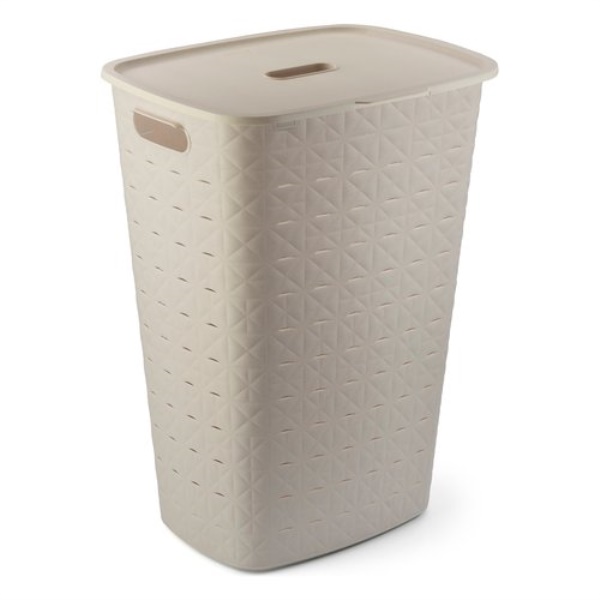 Porta biancheria Curver K258692 SOFTEX Bianco Gesso