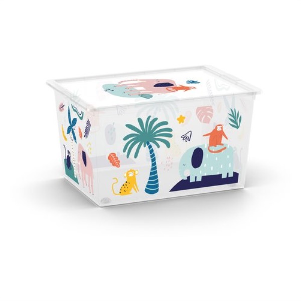 Contenitore Keter 84180005161 C BOX STYLE con ruote Wild animals