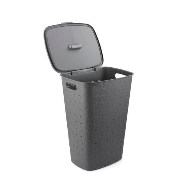 Porta biancheria Curver K258698 SOFTEX Grigio