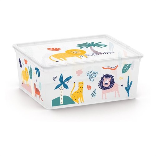 Contenitore Keter 84090005161 C BOX STYLE Wild animals