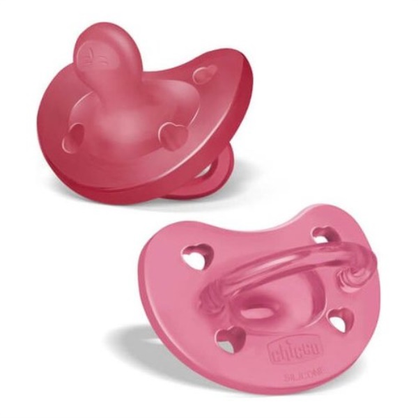 Gommotto Chicco 7308651 PHYSIOFORMA Bimba Dual Soft  Rosso e Rosa