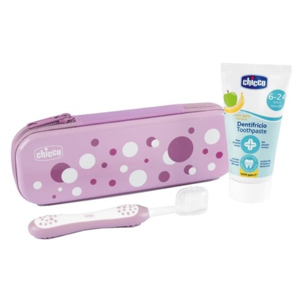 Set igiene orale bimbi Chicco 120981 Lilla