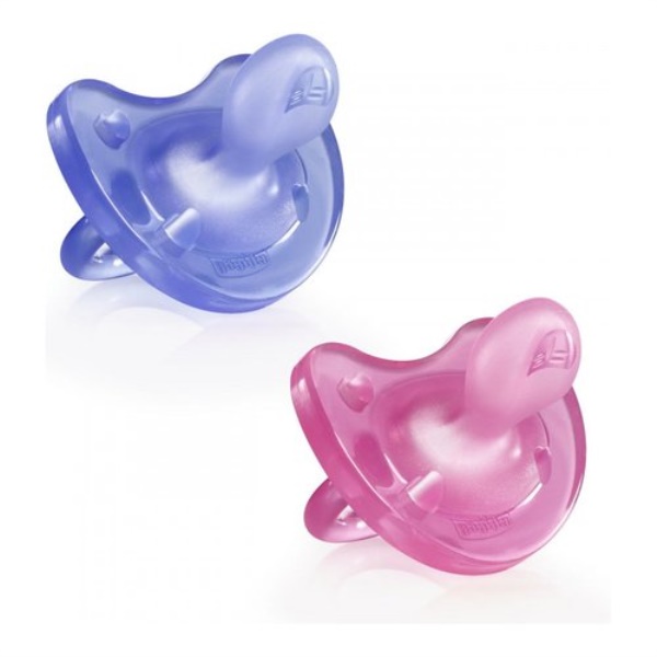 Gommotto Chicco 7308751 PHYSIOFORMA Bimba Dual Soft Rosa e Viola
