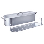 Agnelli - Pesciera Agnelli FAMA1845 FAMILY Con coperchio e griglia Alluminio