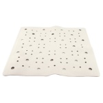 3C Casa - Tappetino antiscivolo RIDAP V03GO5303GIT SISSI Per doccia Bianco