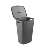 Curver - Porta biancheria Curver K258698 SOFTEX Grigio