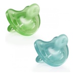 CHICCO - Gommotto Chicco 7308661 PHYSIOFORMA 2 pz Bimbo Dual Soft 16-36m Verde 