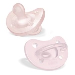 CHICCO - Gommotto Chicco 7308811 PHYSIOFORMA 2 pz Bimba Soft 2-6m Rosa Rosa