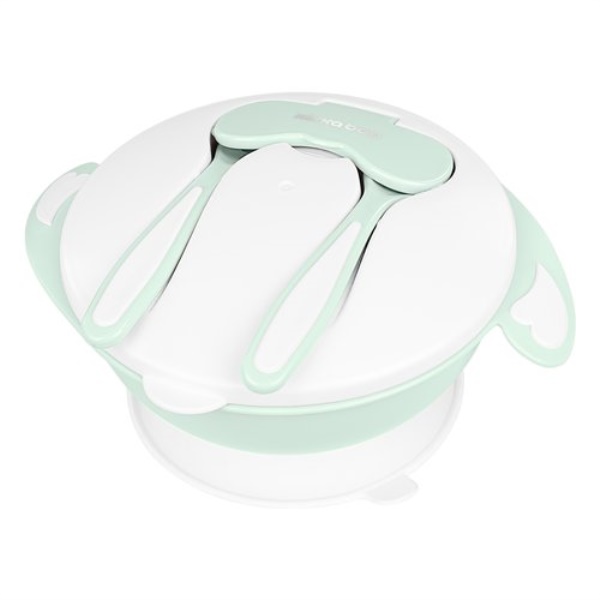 Set pappa Kikka Boo 31302040128 BOWL 4 in 1 Con ventosa antiribaltamen