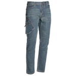 ISSALINE - Pantaloni lavoro Issaline 8025BP 040 XXL STRETCH LINE Pockets Blu