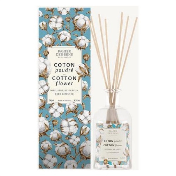 Deodoranti per Ambienti e Candele Panier des Sens Coton poudré diffuso
