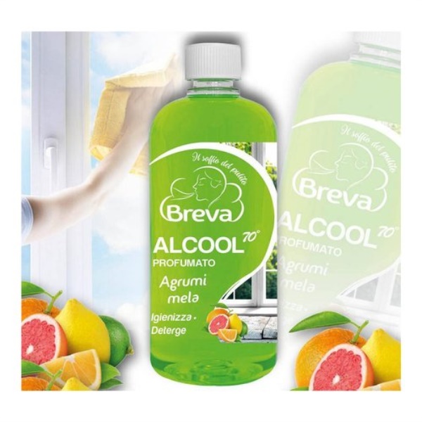 Detergente igienizzante Breva Alcool 70° profumato Agrumi e Mela