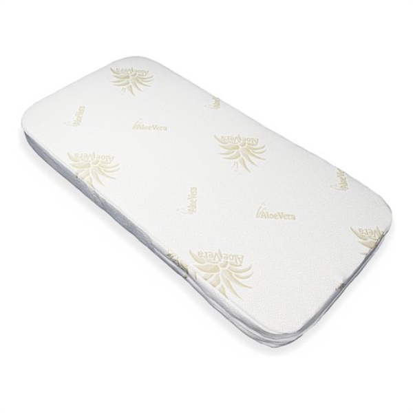 Materasso Italbaby 010 2460 Aloe Vera Bianco e Verde