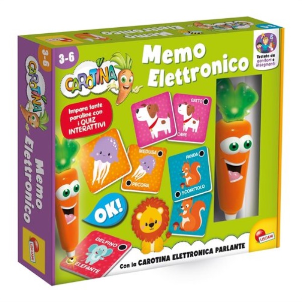 Gioco educativo Lisciani 102402 CAROTINA Memo elettronico