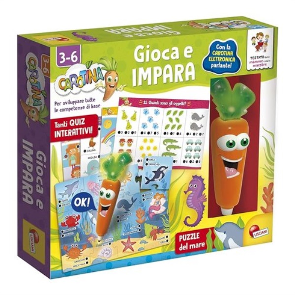 Gioco educativo Lisciani 92666 CAROTINA Gioca e Impara