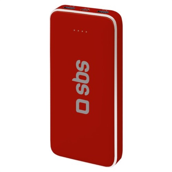 Power bank Sbs TTBB10000MW 10W Fast Charge Red