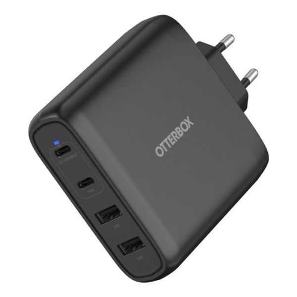 Caricabatterie Otterbox 78 81343 FAST CHARGER 100W Quad Port Black