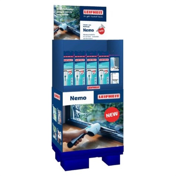 Espositore 16 pz Lavavetri aspirante NEMO Expo21
