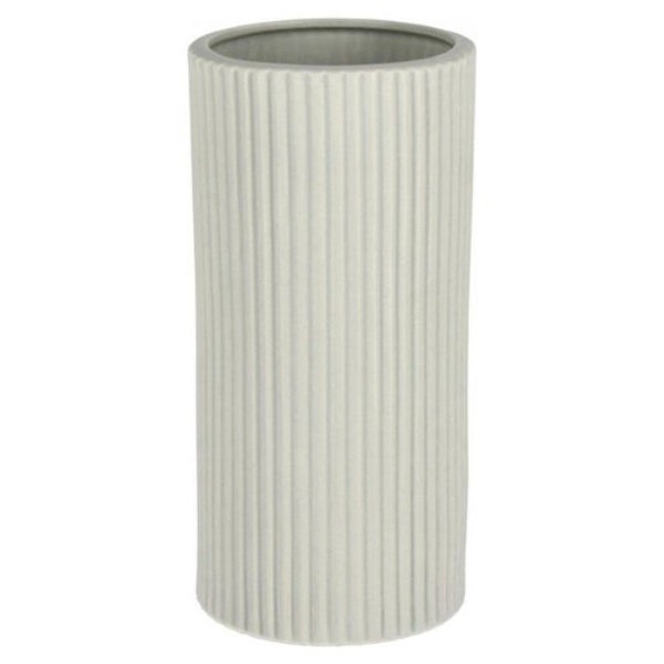 Vaso Yes Everyday 0503261 VIVY Cilindro striato Grigio chiaro