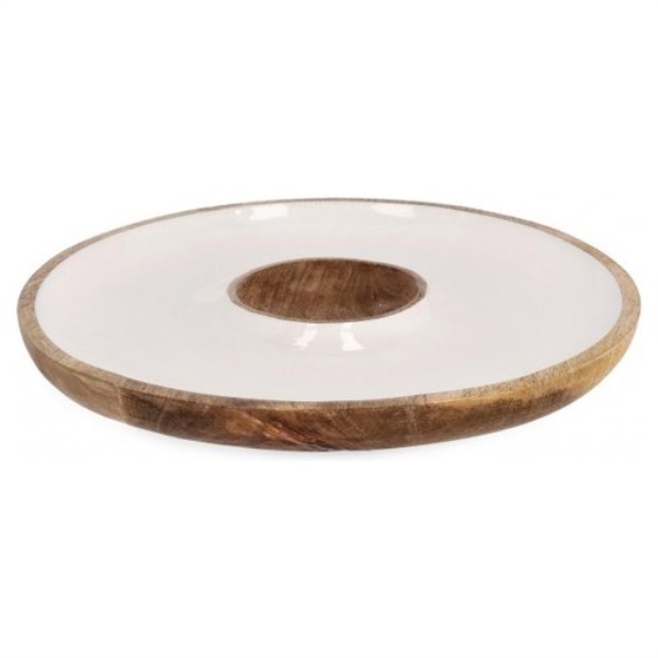 Antipastiera Yes Everyday 0550923 KNOSSOS Bianco e Legno