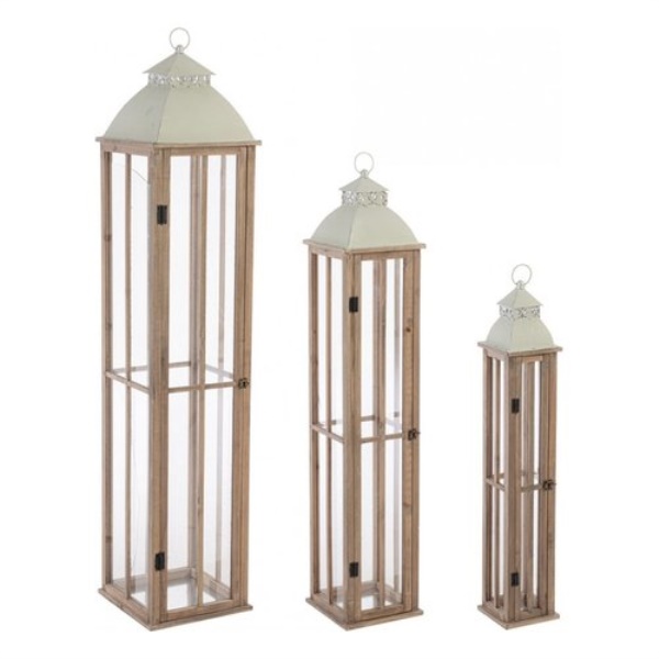 Set lanterne Yes Everyday 0141494 VALTO Natural e Verde