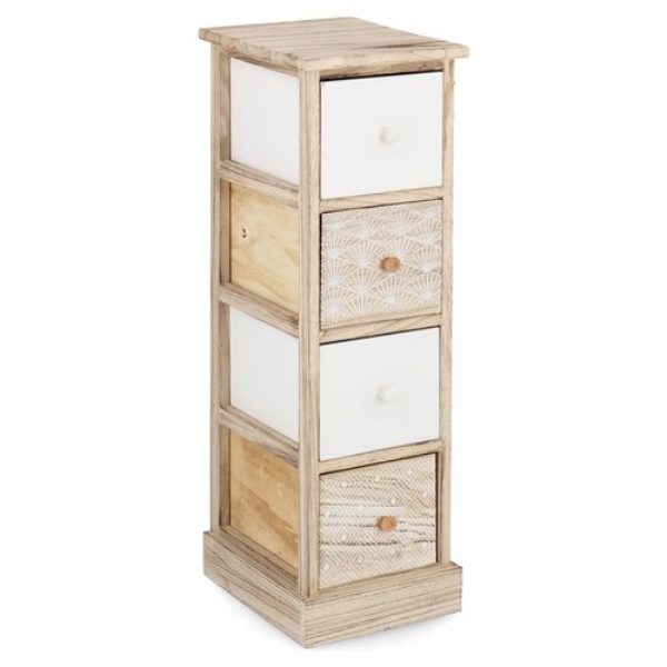 Cassettiera Yes Everyday 0210681 FINNLEY Legno e Bianco