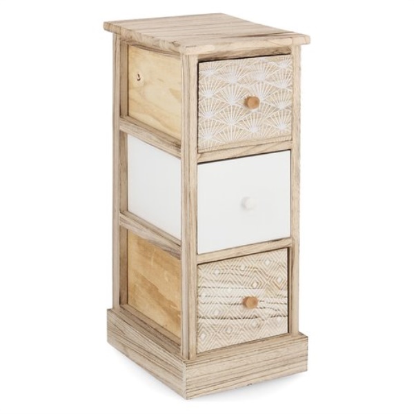 Cassettiera Yes Everyday 0210680 FINNLEY Legno e Bianco