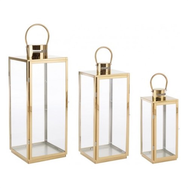 Set lanterne Yes Everyday 0141530 ALBAN Oro