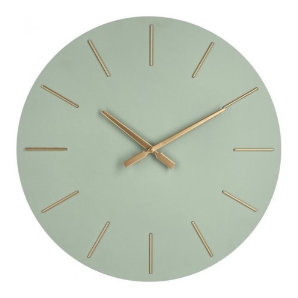 Orologio da parete Yes Everyday 0182388 TIMELINE Verde salvia