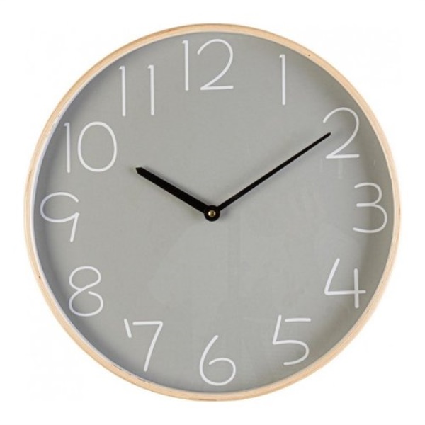 Orologio da parete Yes Everyday 0182449 LORENS Grigio