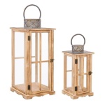 Yes Everyday - Set lanterne Yes Everyday 0141220 SHARYL Natural brunito