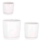 Set vasi piante Yes Everyday 0143171 ELIZA Bianco