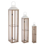 Yes Everyday - Set lanterne Yes Everyday 0141500 SHAYRA Bianco