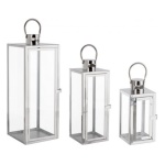 Set lanterne Yes Everyday 0141564 ISOLDE Inox
