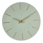 Yes Everyday - Orologio da parete Yes Everyday 0182389 TIMELINE Verde salvia