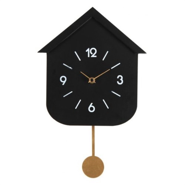 Orologio da parete Yes Everyday 0182410 HOME Pendolo Nero