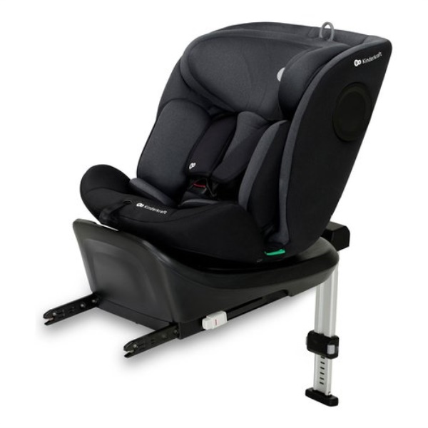 Seggiolino auto Kinderkraft KCI36000BLK0000 I 360 girevole reclinabile