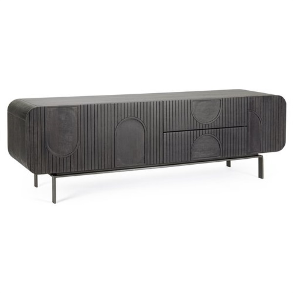 Base soggiorno Bizzotto Homemotion 0747227 ORISSA Nero