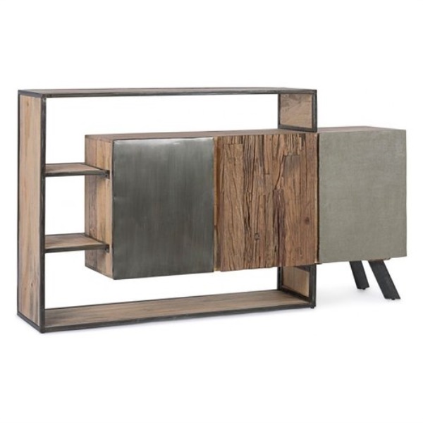 Madia Bizzotto Homemotion 0746642 MANCHESTER Legno e Grigio