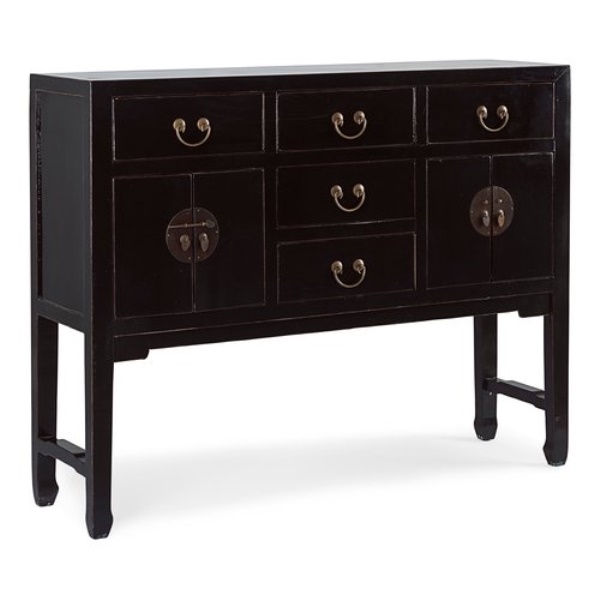 Consolle Bizzotto Homemotion 0745938 JINAN Nero