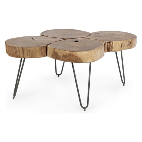Tavolino Bizzotto Homemotion 0745486 ORBITAL Legno
