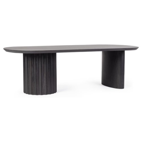 Tavolino Bizzotto Homemotion 0747223 ORISSA Nero