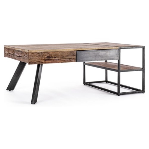 Tavolino Bizzotto Homemotion 0746738 MANCHESTER Legno e Grigio