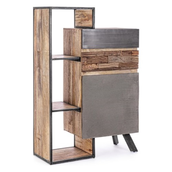Base Bizzotto Homemotion 0746734 MANCHESTER Legno e Grigio