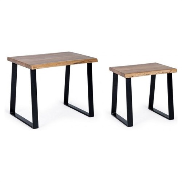 Set tavolini Bizzotto Homemotion 0745649 ARTUR Legno