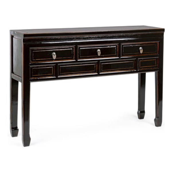 Consolle Bizzotto Homemotion 0745923 JINAN Nero