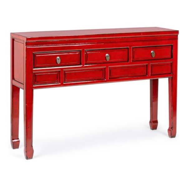 Consolle Bizzotto Homemotion 0745922 JINAN Rosso